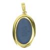Used Wedgwood Pendant top metal 2.9g gold blue plating