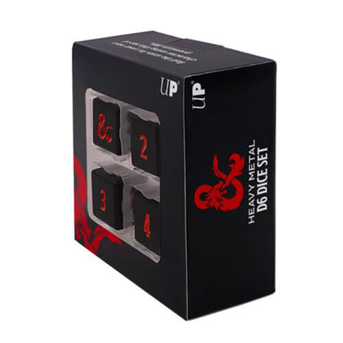 Heavy Metal D6 X4 Dice Set for Dungeons & Dragons