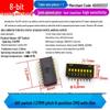 SMD DIP Switch, Flat Toggle, 2P 4-10 Positions, 2.54mm, Red/Blue/Black