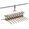 Twin Mall Laundry Drying Rack, Aluminum, 9-Row Stretch, TA-8