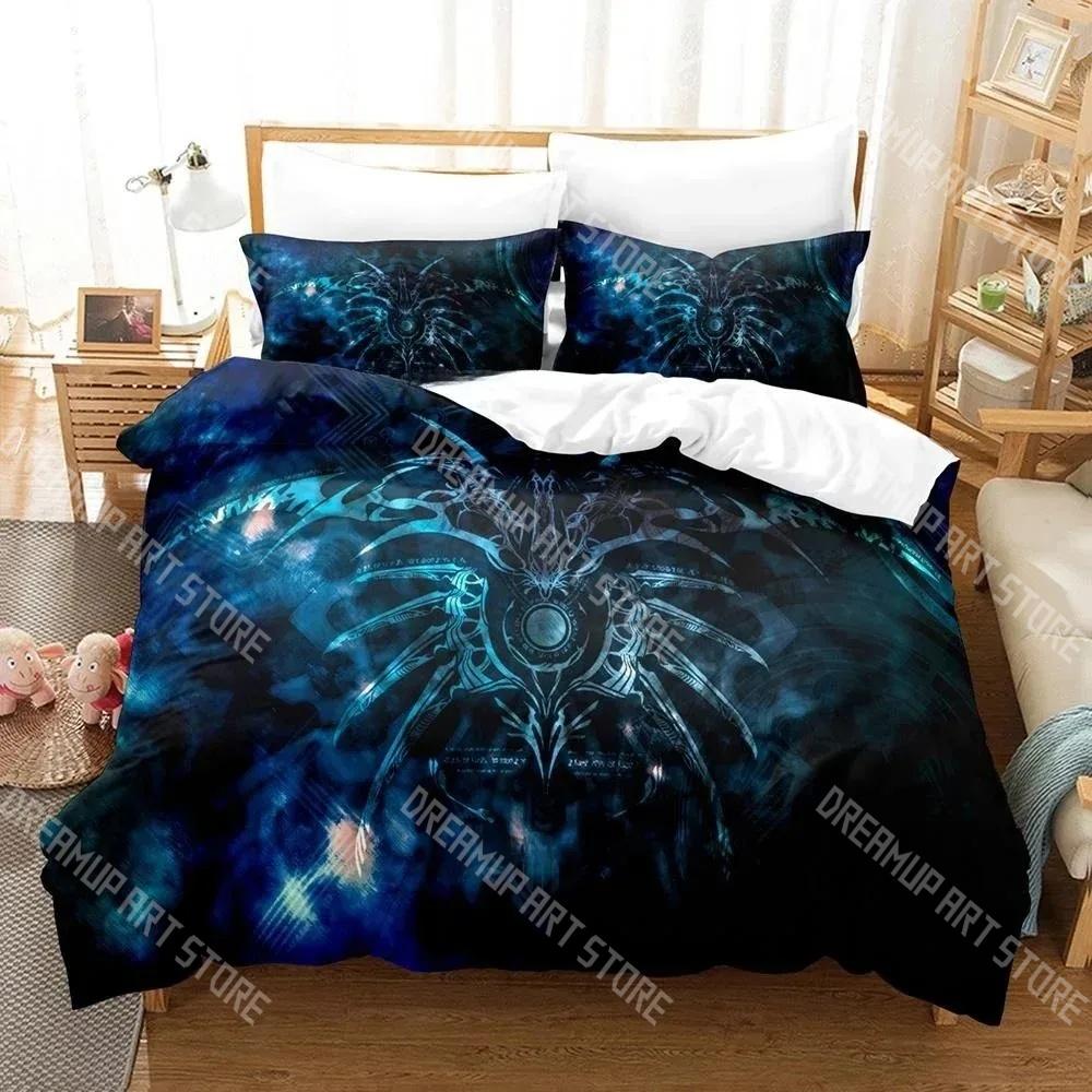 Fashion BlazBlue Alter Memory Bedding Set Single Twin Full Queen King Size Bed Set Kids Bedroom Duvetcover Sets Bed Sheet Set