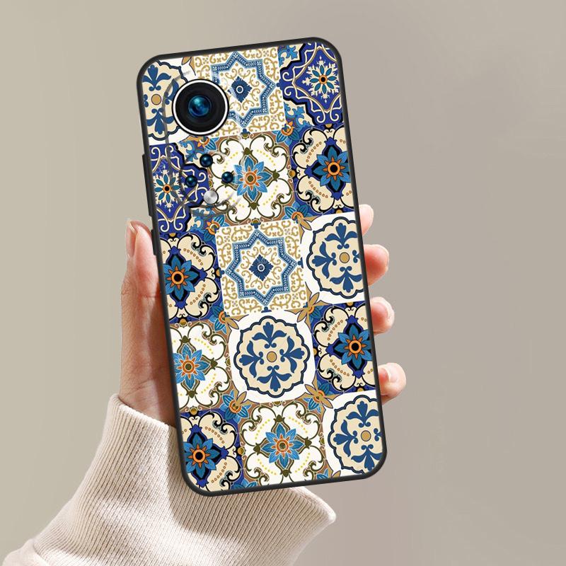 Moroccan Tiles Pattern Case For Honor Magic 5 Pro 10 50 70 90 Lite X7 X8 X9 X6a X7a X8a X9a Magic 4 Lite Coque