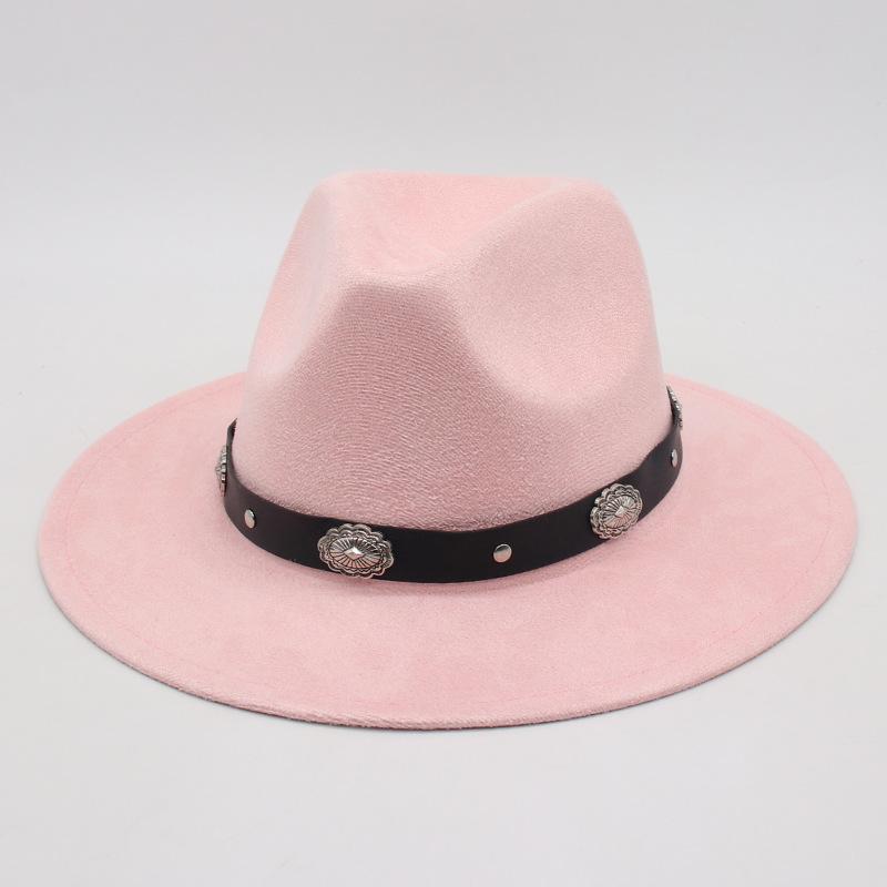 Simple Ethnic Style Headband Retro Top Hat Direct Supply Jazz Cowboy Hat