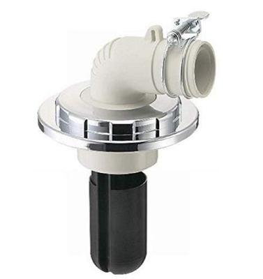 SANEI Washing Machine Drain Odor Compatible with VP and VU Recommended Opening Dimensions 62mm To Trap, Resistant, Plated, Pipes, 70mm, H5500M-50