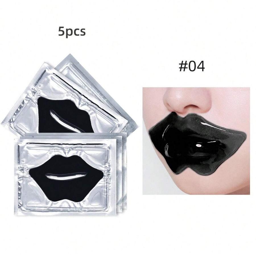 5-teilige Lippenmaske: Hydratisierend, Reparierend, Fältchen- und Unreinheiten-Entfernend, Lippenlinien-Mildernde Gelmaske Hautpflegeprodukt