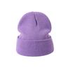 Keep Warm Skullcap Candy Colored Knitted Hat Simple Beanies Cap  for Autumn Winter