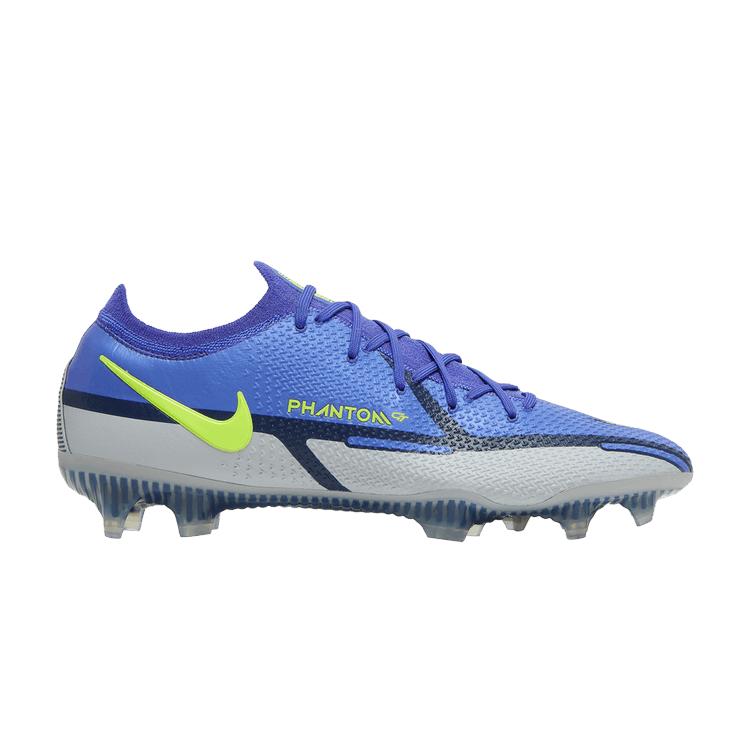 Nike Phantom GT2 Elite FG Pakiet Doładowania Męskie Buty Sportowe Szafirowy Błękit Szary Mglisty CZ9890-570