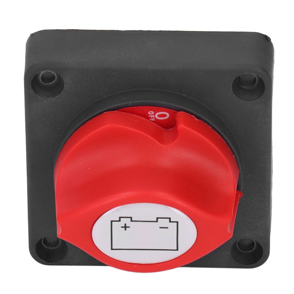 Battery Disconnect Switch Fully Enclosed Design Clear Color Label Safe Battery Isolator Selector