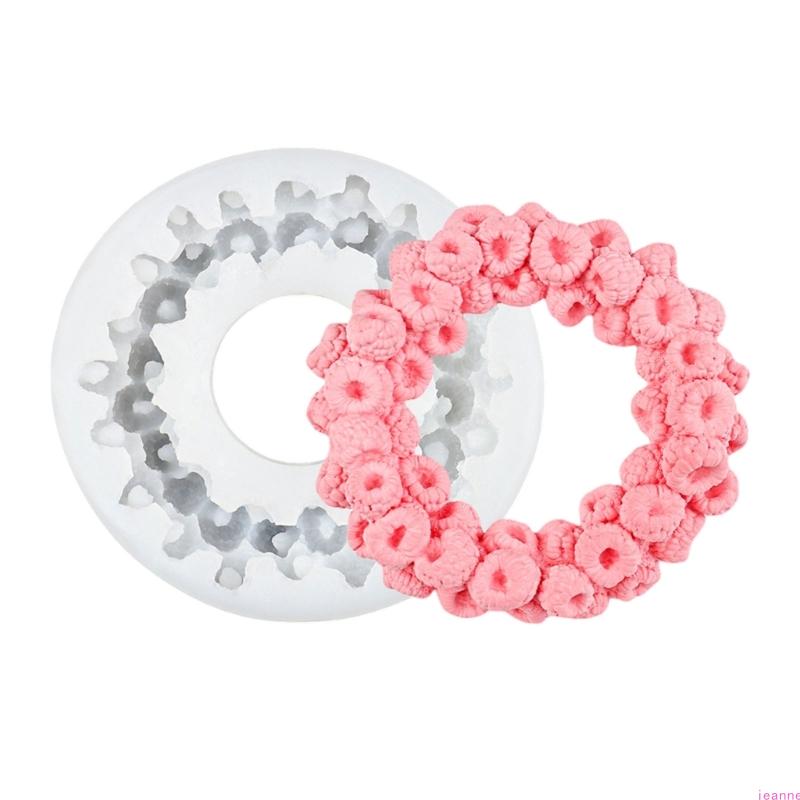 Silicone Raspberry Rings Cake Molds Raspberry Rings Baking Accessory For Easy Releases Baking Tool And DIY Craft Projects