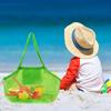 Mesh Beach Handbag Children's  Storage Bag, Suitable For Outdoor Beach Storage Bag, Foldable