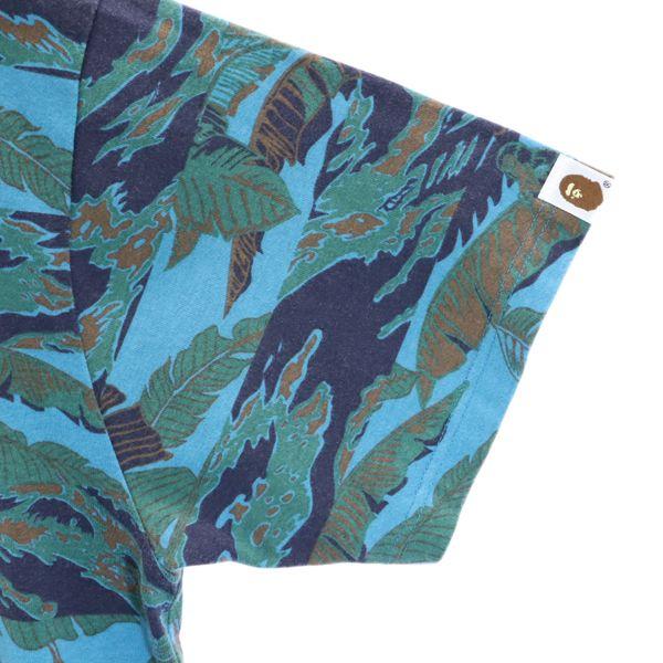 A Bathing Ape Сделано в Японии Общий принт Футболка с коротким рукавом L Poke T Мужская Б/У