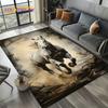 27 Style Horse Pentium Gallant Steed Animal Carpet Rug for Living Room Bedroom Home Sofa Decoration,Area Rug Non-slip Floor Mat