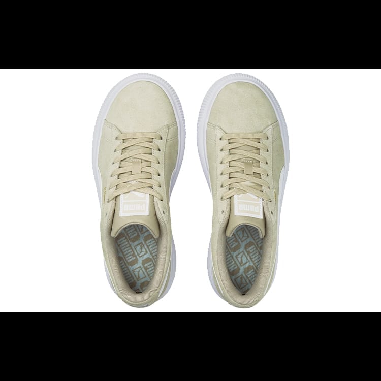 PUMA Women's Light Khaki Suede Mayu Low Top Sneakers 380686-16