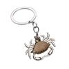 Creative and Personalized Animal Shaped Crab Keychain Metal Keyring Pendant