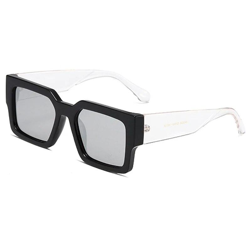 

Ретро-толстые широкие солнцезащитные очки Y2k Punk Fashion Ins для мужчин и женщин серебряный