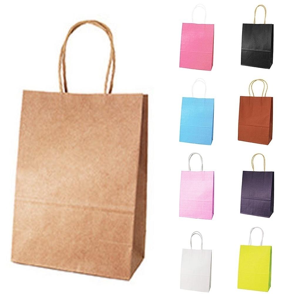 1 szt. Torba prezentowa z papieru typu kraft z uchwytami