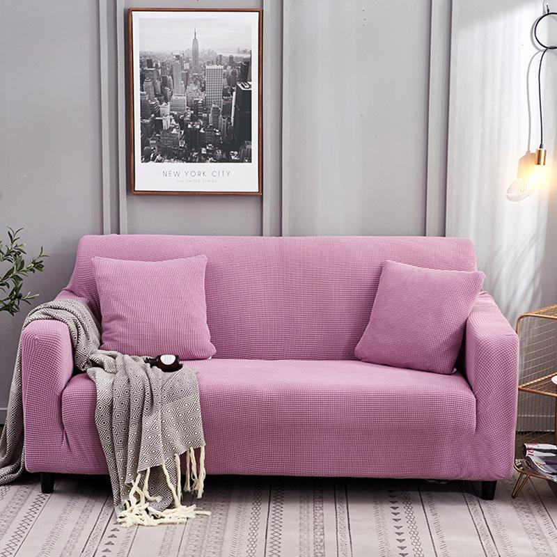 Чехол для дивана из однотонного кукурузного бархата 90-140cm — фото 15