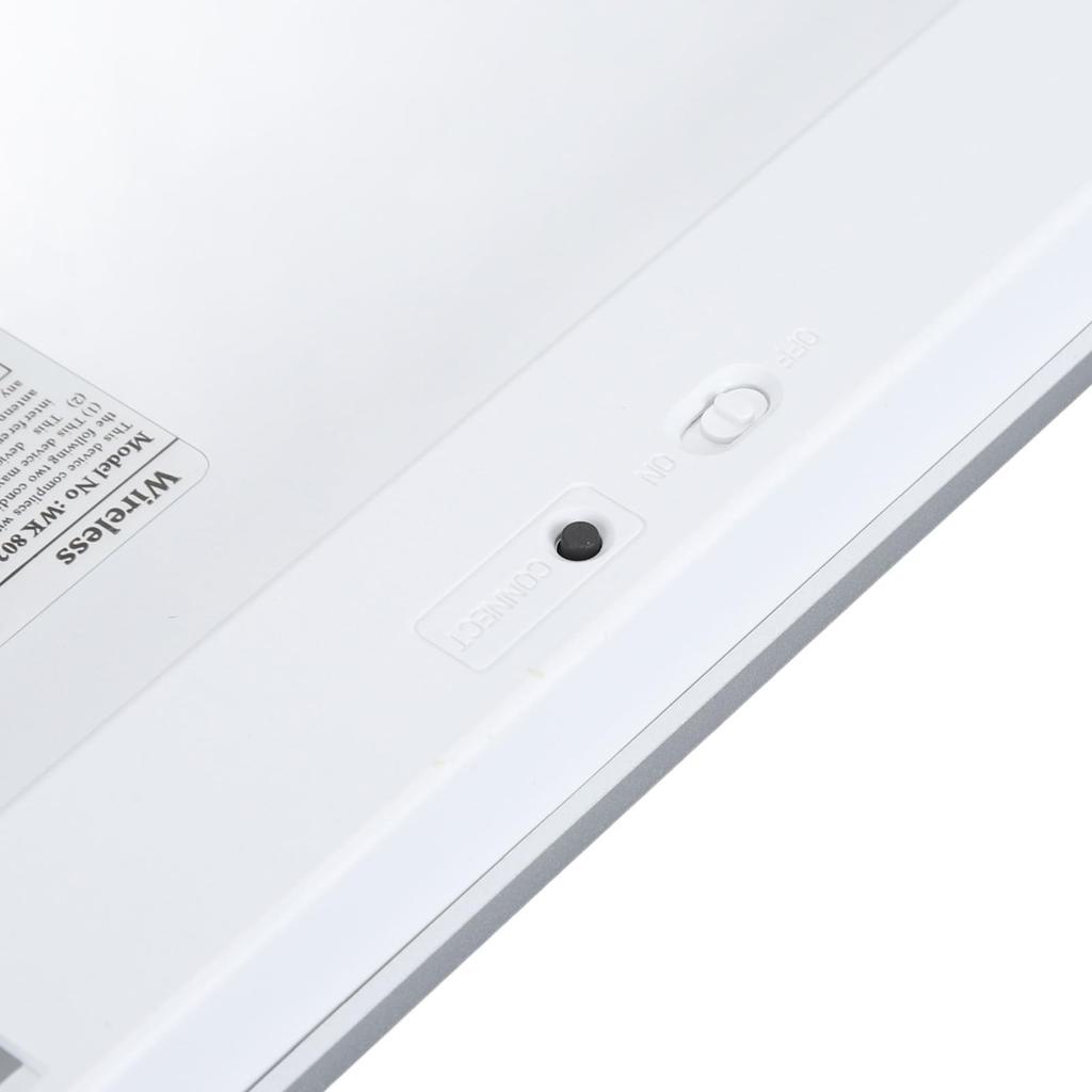 Wireless Bluetooth Keyboard, German, French, Spanish, Italian, English Bilingual Keyboard, Ultra-Thin Wireless Bluetooth Keyboard for PC and Laptop