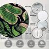 Tropical Leaf Shower Curtain - Anti-Mold, Waterproof Bathroom Decor, Unique Gift, Stylish Design, Vibrant Colors