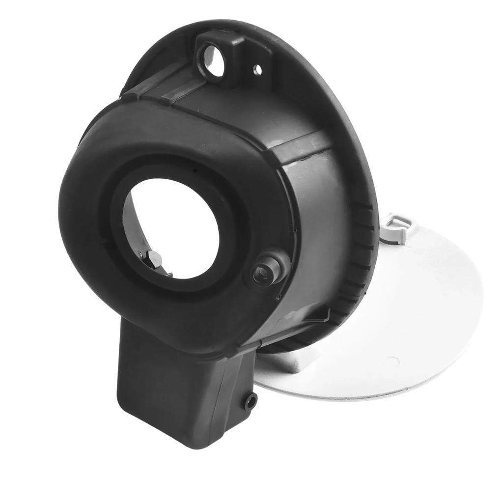 Black Fuel Filler Flap Tank Cover For-Polo 2011-2019 Fuel Gas Tank Door Lid Cover Flap Cap Black Fuel Gas Tank Door Lid Cover