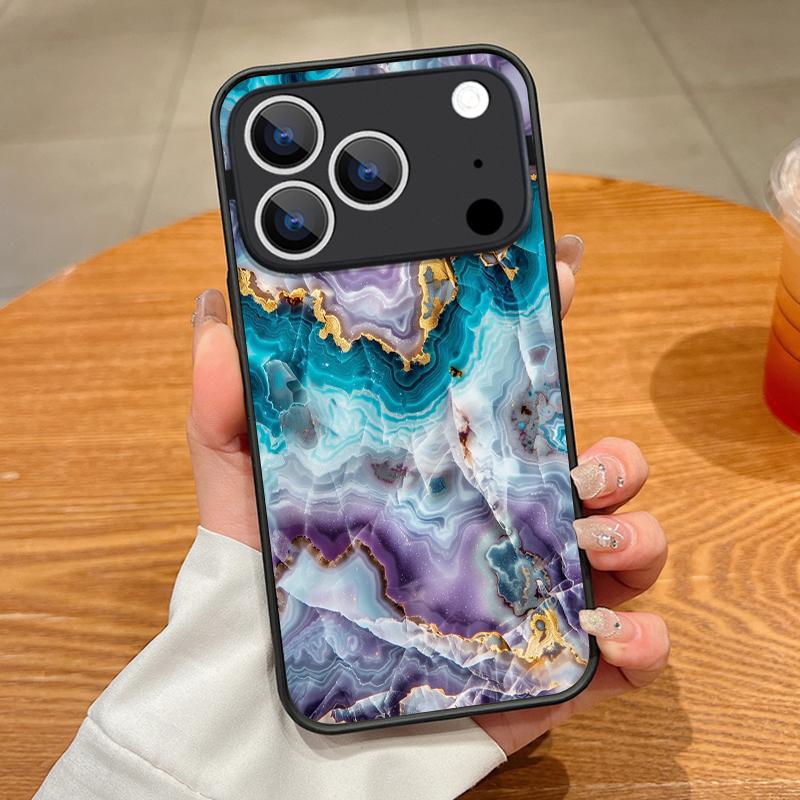 Sandstone Marble Pattern Phone Case For iPhone 17 Pro Max Case iPhone 16 Pro Max 15 14 13 16E 17E Magnetic For Magsafe Hybrid Matte Cover