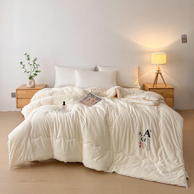 Muji Class A Soybean Fiber Quilt with A+ Satin Stripe