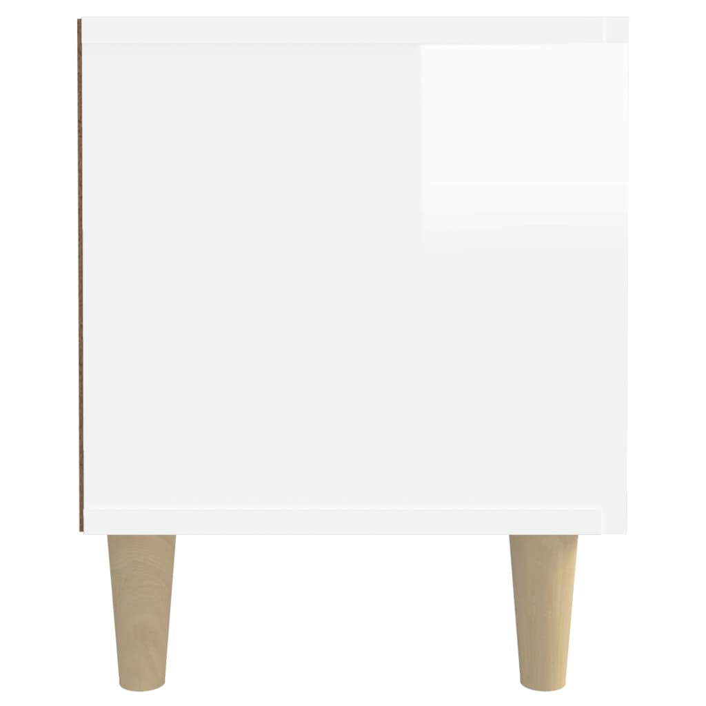Glossy White TV Cabinet 180 x 31.5 x 40 cm Engineered Wood