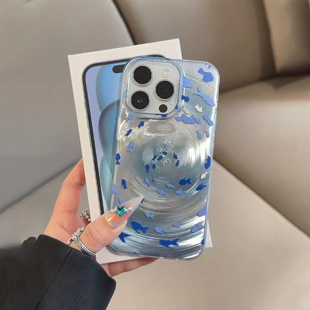 Kryt na telefon pro iPhone 11 13 16 ProMax Kryt iPhone 14 15 ProMax 12 13 ProMax 13 Pro 14 Pro Swirl Kryt na telefon Módní a všestranný Kreslený Roztomilý