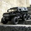 1:32 Conqueror Alloy Police Explosion Proof Vehicles Diecast Metal Off-road Armored Vehicles Car Model Sound Light Kids Toy Gift