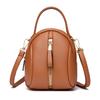 Double Zipper Fashion Mini Women Crossbody Bag Luxury Ladies Phone Bag And Purses Solid Color PU Leather Designer Small Handbags