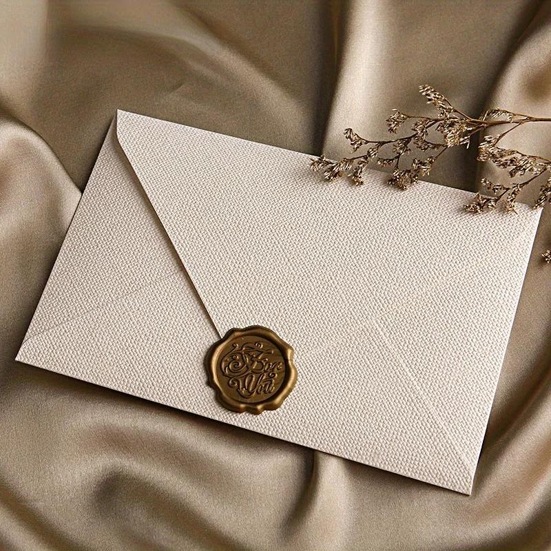 10pcs/lot Envelope for Letters Envelope for Wedding Invitation Hemp Weave Mailers