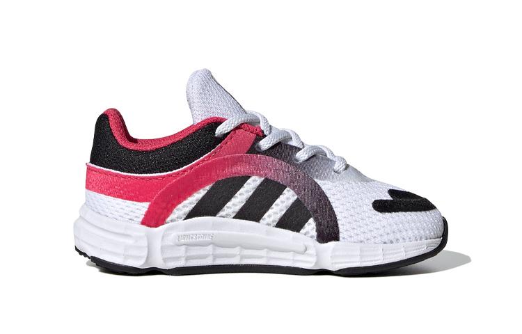 Adidas Originals Sonkei El I Abrasion Resistant Low top Toddler Shoes Pink White Black Infant And Toddler FW8047