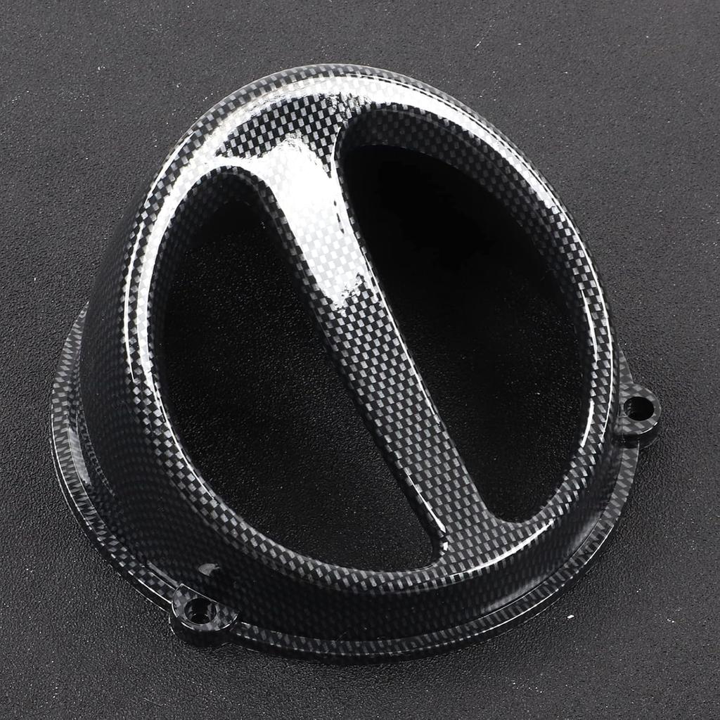 Air Scoop Cap, KIMISS Motorcycle Carbon Fiber Style Engine Cooling Fan Cover Good Heat Dissipation Replacement for GY6 125cc 150cc 152QMI 157QMJ