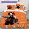 Shaman King Anime Pattern Bedding Uilt Set Uilt Cover Pillowcase Home Decoration Birthday Gift (1 * Duvet Cover + 2 * Pillowcase Without Core)154