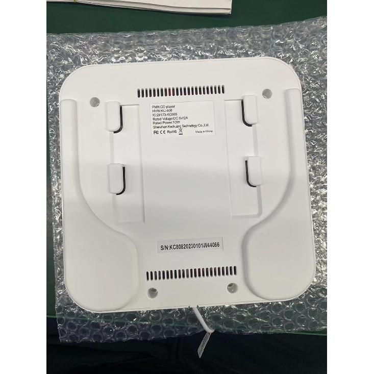 Portable CD Player with Bluetooth, Qoosea Wall Mountable CD Players Music Player Home Audio Boombox with Remote Control FM Radio Built-in HiFi