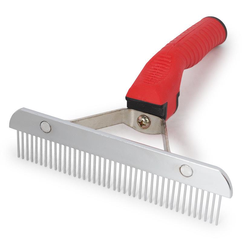 

Dog Grooming Comb: Detangle, Thin, and Shedding Solution for Golden Retriever & Border Collie