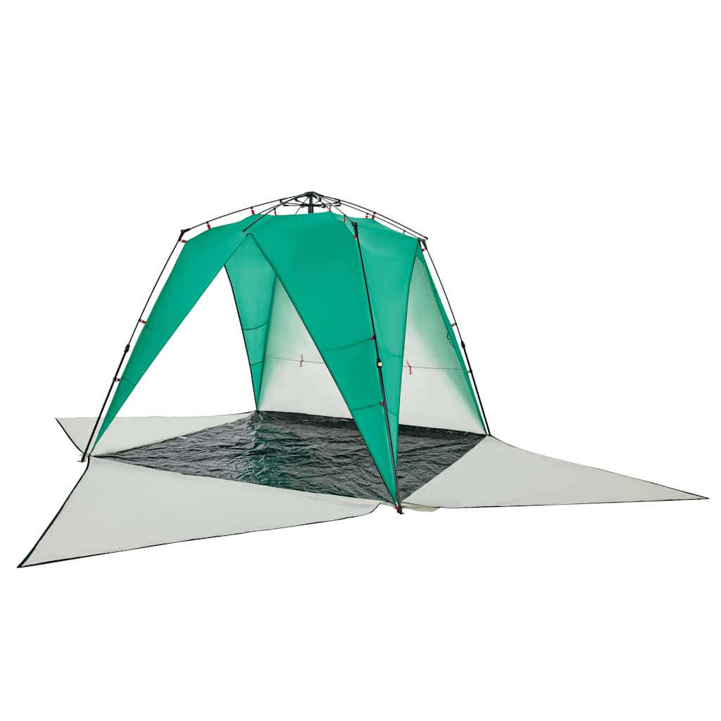 Beach Tent for 4 Persons Sea Green Quick Release Waterproof