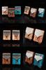 JINSELF Kalimba 21-Key Beginner Set Mahogany Brown with Music Score Instruction Book Case Finger Sleeves Kids Musical Instrument Thumb Piano