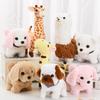 Interactive Walking Barking Plush Puppy Toy for Early Education