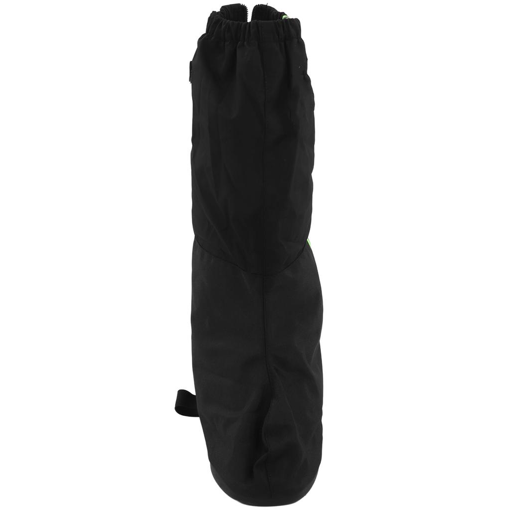 1 Pair Snow Shoes Boots Covers with Reflector Waterproof Windproof Non Slip Rain Boot Covers for Hiking Climbing Black