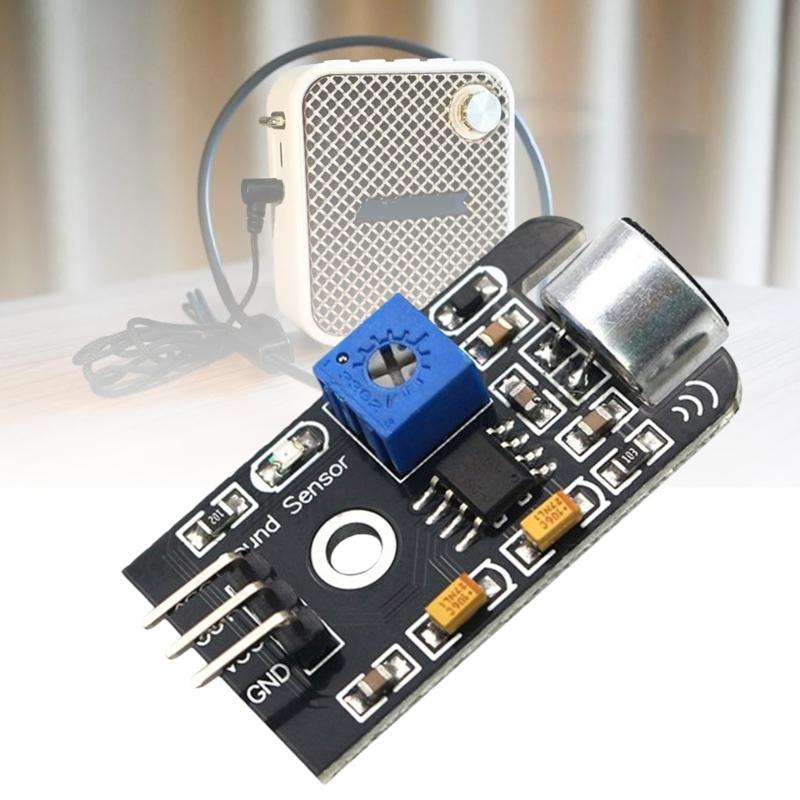 Low Power Consumption Microphone Sensors Module for Home Security Systems Devices Long Durations Operation Sound Sensors