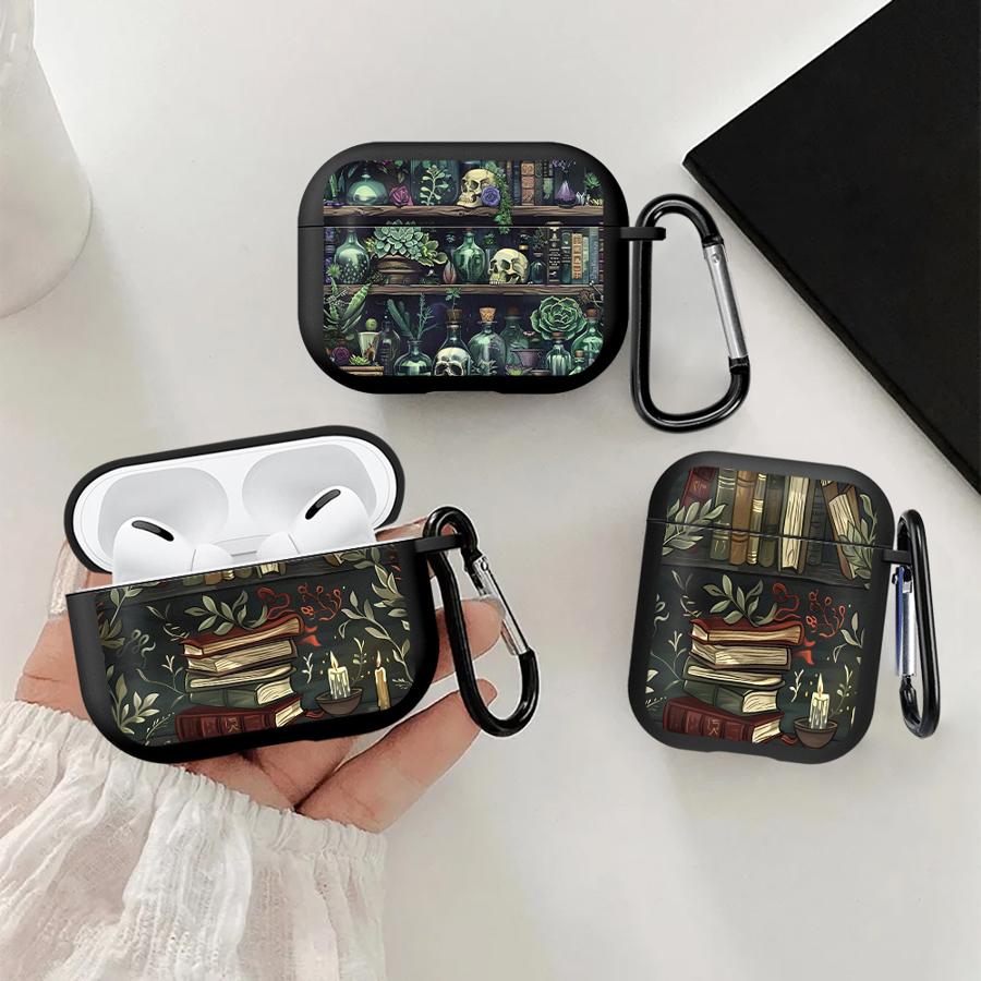 Case For Airpods 2 Pro3 1 4 Pro2 3 Pro Earphone Cases Cover Cartoon Book Pattern
