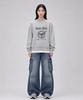 MONSTER REPUBLIC Whale Dark Gray Sweatshirt Gray_9125