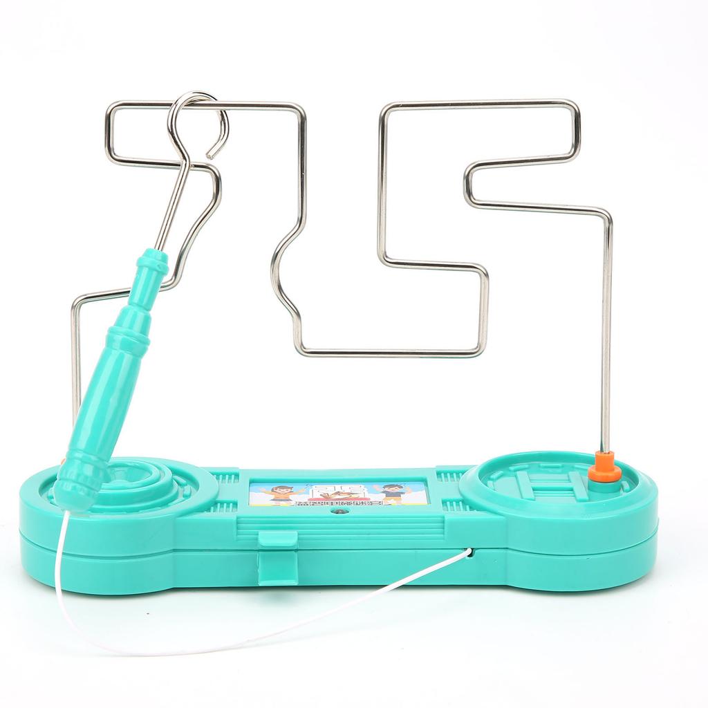 Electric Shock Toy Children Educational Electric Touch Maze Game Science Experiment Toy GiftGreen