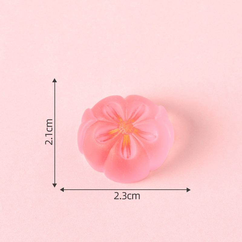 Ice-clear Mooncakes and Fruit Cream Glue Fridge MagnetsDecorative Accessories Materials Slightly Miniaturized Ornaments