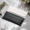 Black and White Soft and Stylish Leather Glasses Cases - Glasses Protection Bags, Travel Accessories for Men and Women