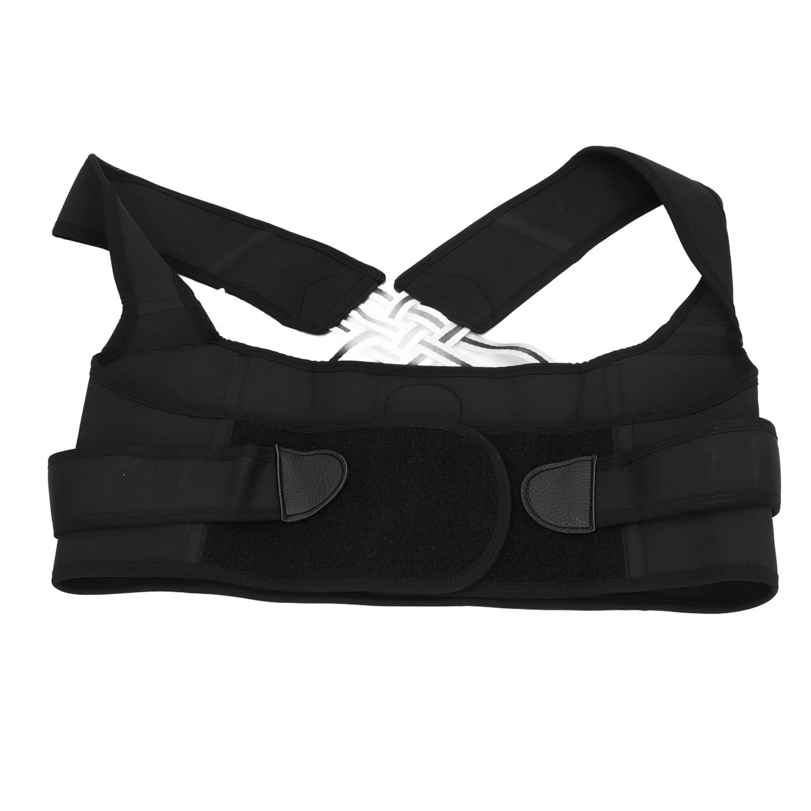 

Back Posture Corrector Widened Lumbar Support Breathable Fabric Ultra Thin Back Straightener for