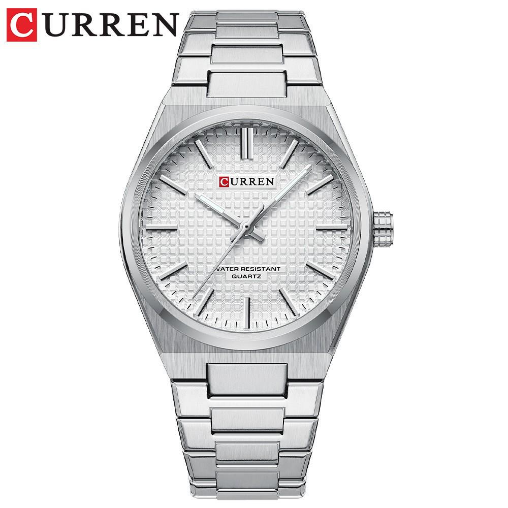 CURREN 8439 Men's Quartz Steel Band Business Casual Watch