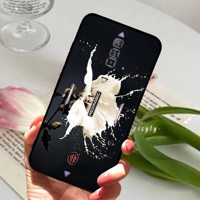 For ZTE Nubia Red Magic 6 Case Shockproof Soft TPU Silicone Phone Cover For ZTE Nubia Red Magic 6S Pro Capa Cartoon RedMagic 6