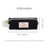 Monolike Archive Block Pen Case, Real Black - Archive Block Pen Case, Real Black Pencil Case, Pencil Pouch, Office Pouch